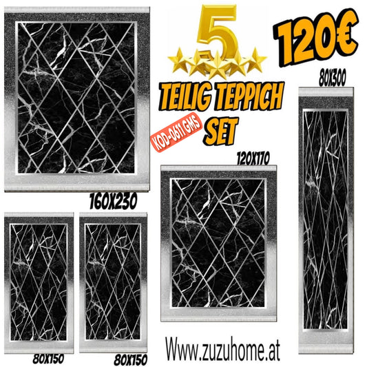 5 Teilig TEPPİCH Set -0611 GMS