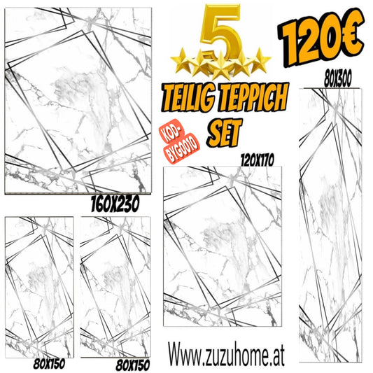 5 Teilig TEPPİCH Set -BYG0010