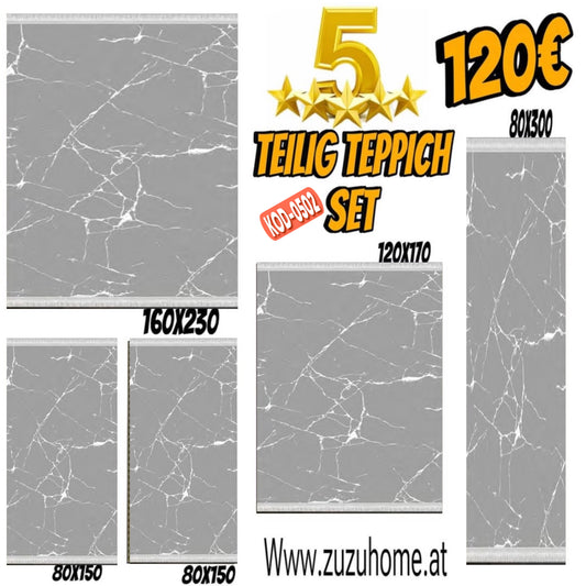 5 Teilig TEPPİCH Set -2140